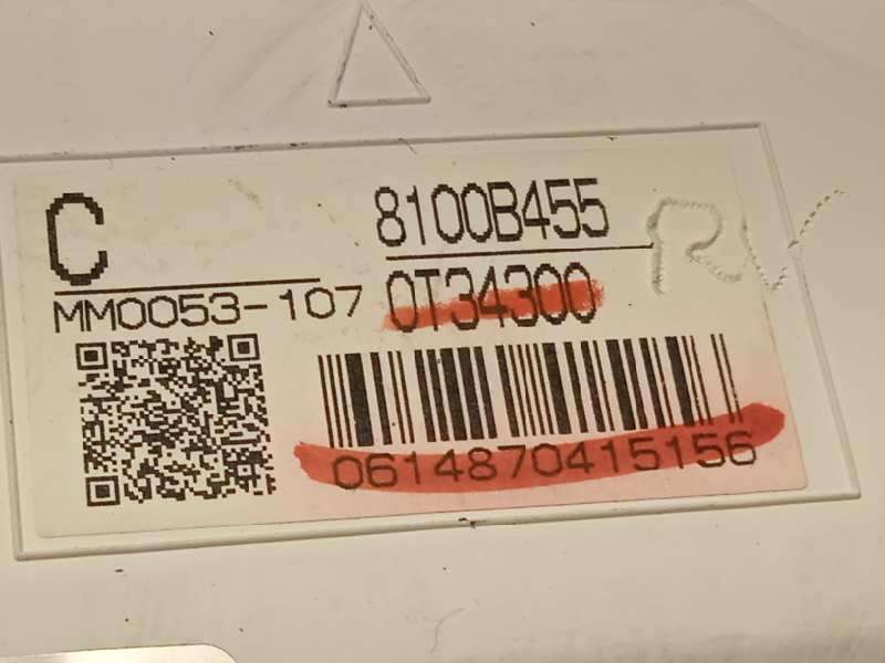 Recambio de cuadro instrumentos para mitsubishi asx (ga0w) 1.8 di-d cat referencia OEM IAM 8100B455 - Blanco 6