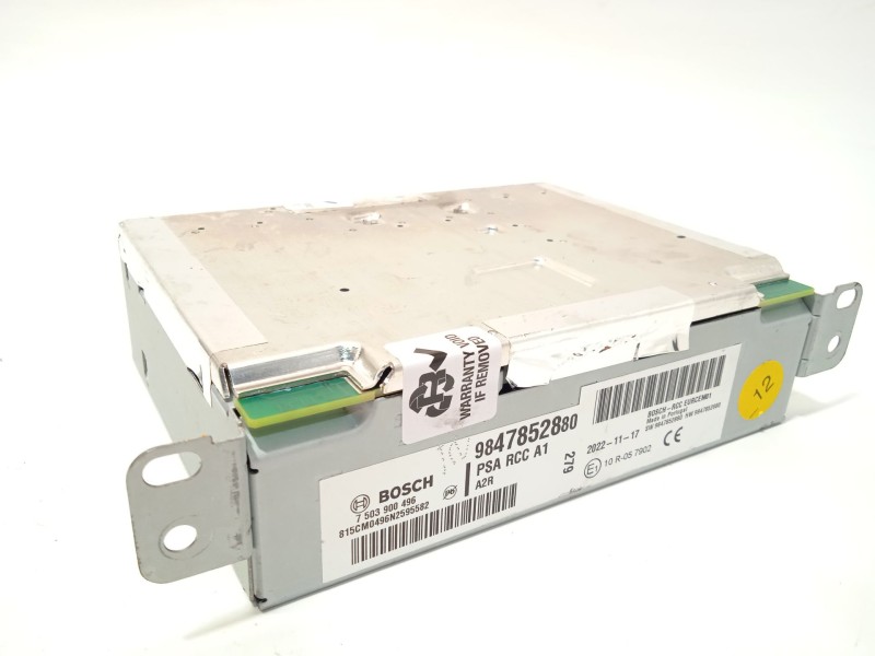 SISTEMA AUDIO / RADIO CD 9847852880 1684950280 7503900496