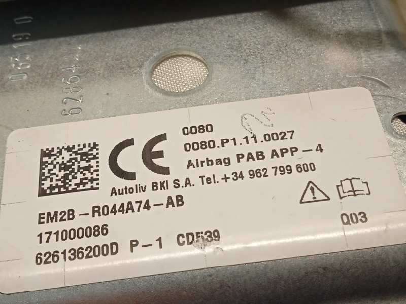 Recambio de airbag delantero derecho para ford s-max 2.0 tdci cat referencia OEM IAM EM2BR044A74AB 5348014 - Gris 2