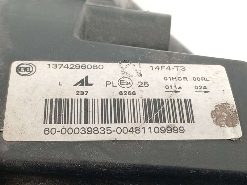 Recambio de faro izquierdo para citroën jumper iii furgoneta 2.2 hdi 130 referencia OEM IAM 1374296080 6