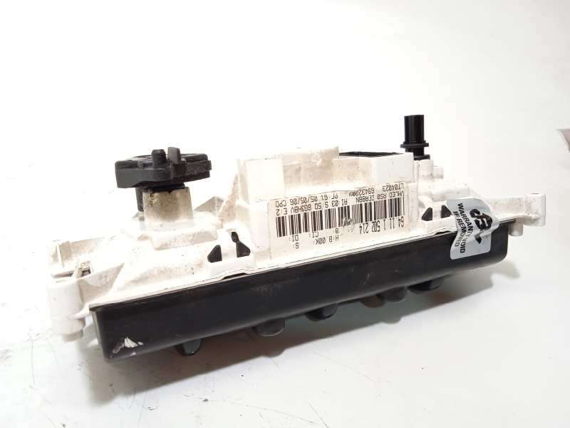 Recambio de mando calefaccion / aire acondicionado para bmw mini (r50,r53) one referencia OEM IAM 64111502214 - Negro 5
