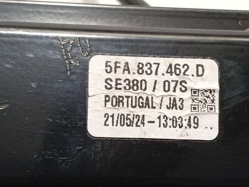 Recambio de elevalunas delantero derecho para seat leon (kl1, klg) 1.5 etsi referencia OEM IAM 5FA837462D 5Q0959802C - Rojo 5