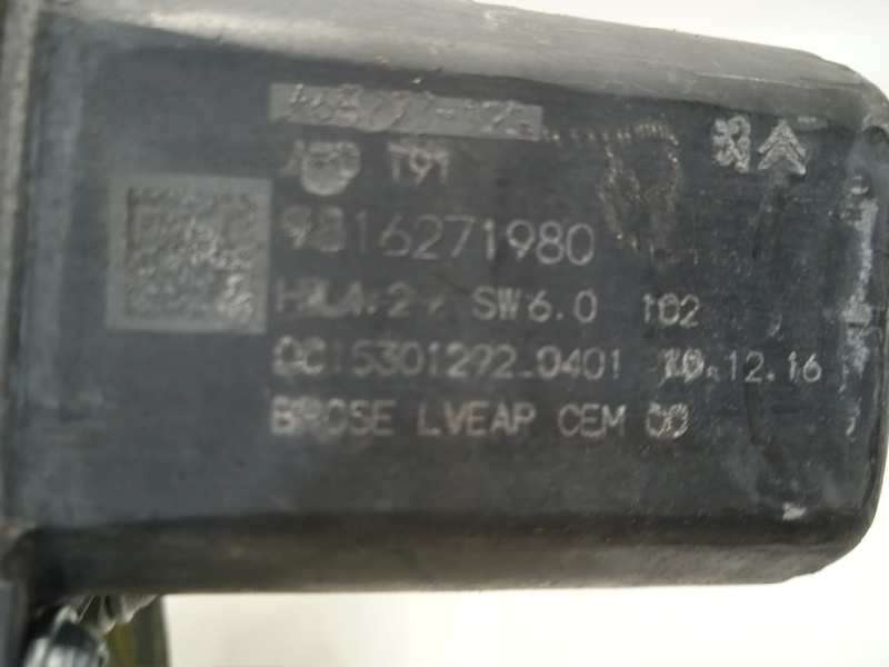 Recambio de elevalunas trasero derecho para peugeot 308 style referencia OEM IAM 9816271980  9826080380 - Gris 5