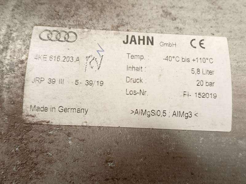 Recambio de acumulador suspension neumatica para audi e-tron (gen) 50 quattro referencia OEM IAM 4KE616203A - Negro 3