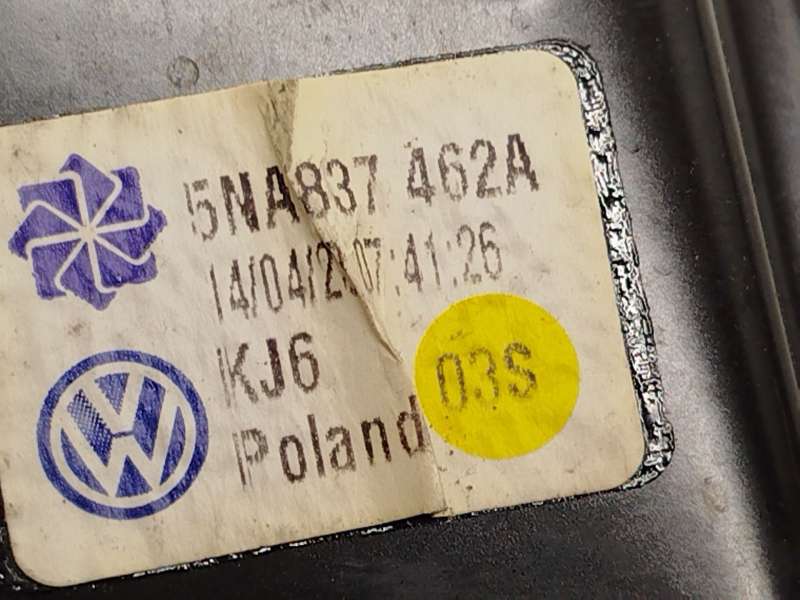 Recambio de elevalunas delantero derecho para volkswagen tiguan (ad1, ax1) 2.0 tdi referencia OEM IAM 5NA837462A 5Q0959801C 5