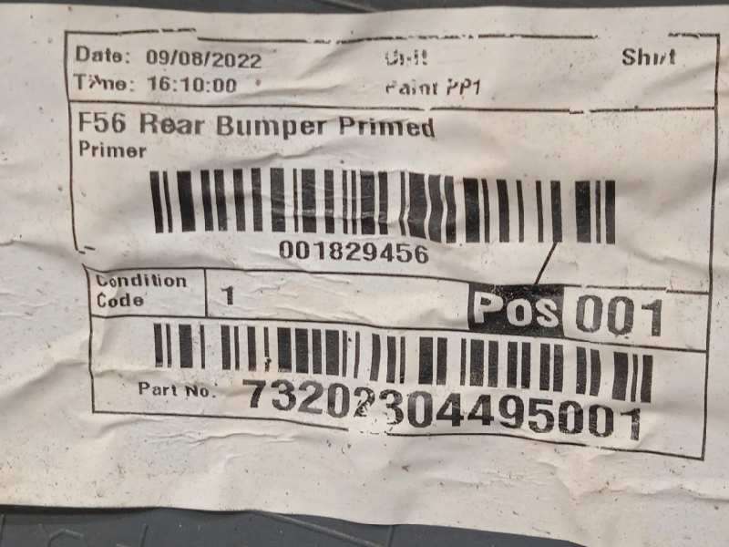 Recambio de paragolpes trasero para mini mini (f56) one referencia OEM IAM 51127380009 51127302548 - Negro 7