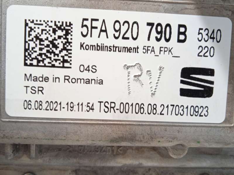 Recambio de cuadro instrumentos para cupra formentor (km7, kmp) 1.5 tsi referencia OEM IAM 5FA920790B 6