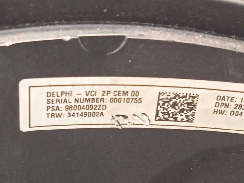 Recambio de volante para citroën c4 cactus shine referencia OEM IAM 98031272YC  98004092ZD - Rojo 6