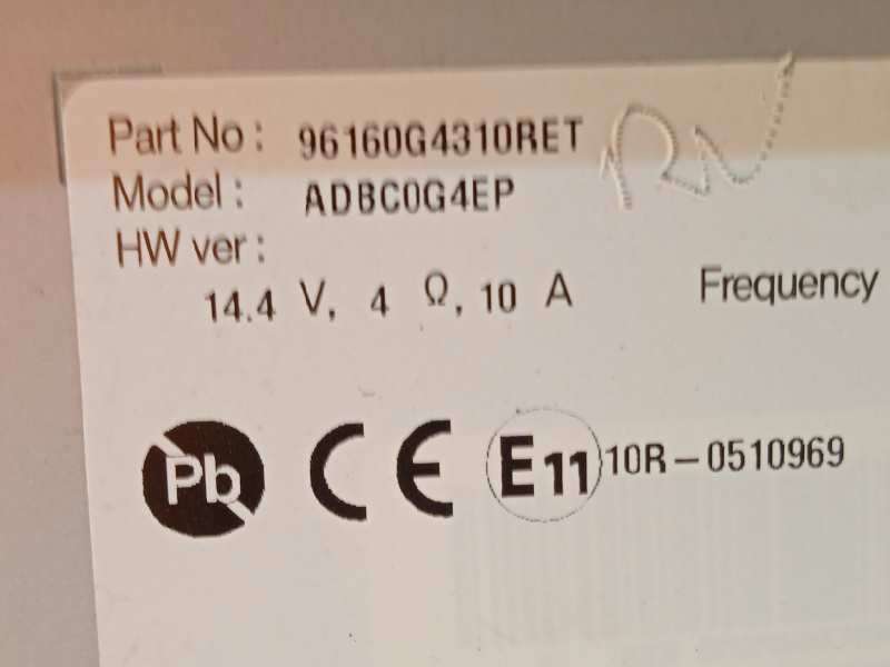 Recambio de pantalla multifuncion para hyundai i30 (pd) 1.0 tgdi cat referencia OEM IAM 96160G4310RET  ADBC0G4EP - Blanco 9