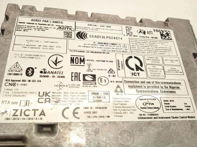 Recambio de modulo electronico para mercedes-benz sprinter 4-t furgoneta (b907, b910) 419 cdi rwd (907.643, 907.645, 907.647) re 4