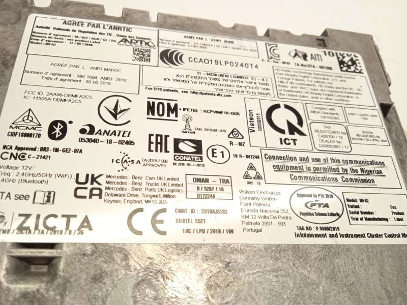 Recambio de modulo electronico para mercedes-benz sprinter 4-t furgoneta (b907, b910) 419 cdi rwd (907.643, 907.645, 907.647) re 4