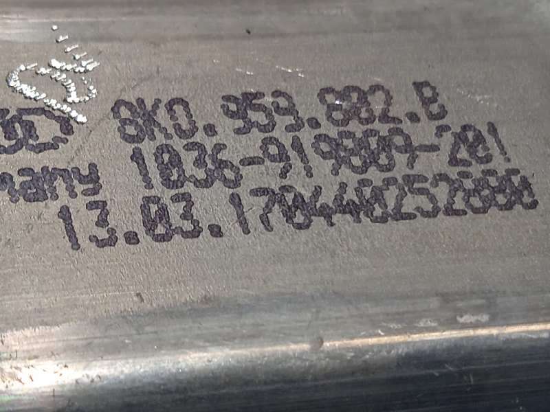 Recambio de elevalunas delantero derecho para audi q3 (8ug) 2.0 16v tfsi referencia OEM IAM 8U0837462  8K0959802B - Blanco 5