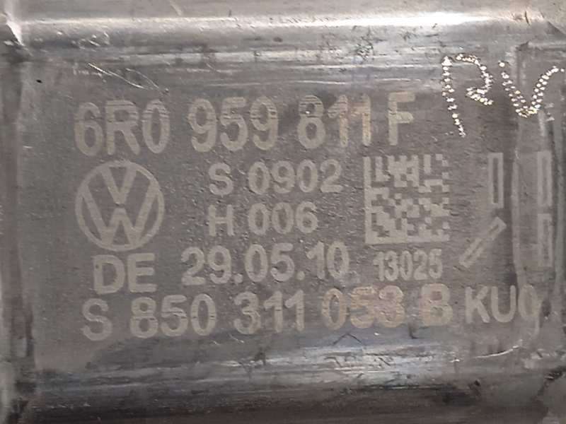 Recambio de elevalunas trasero izquierdo para volkswagen polo (6r1) gti referencia OEM IAM 6R0959811F  6R4839461G - Negro 5