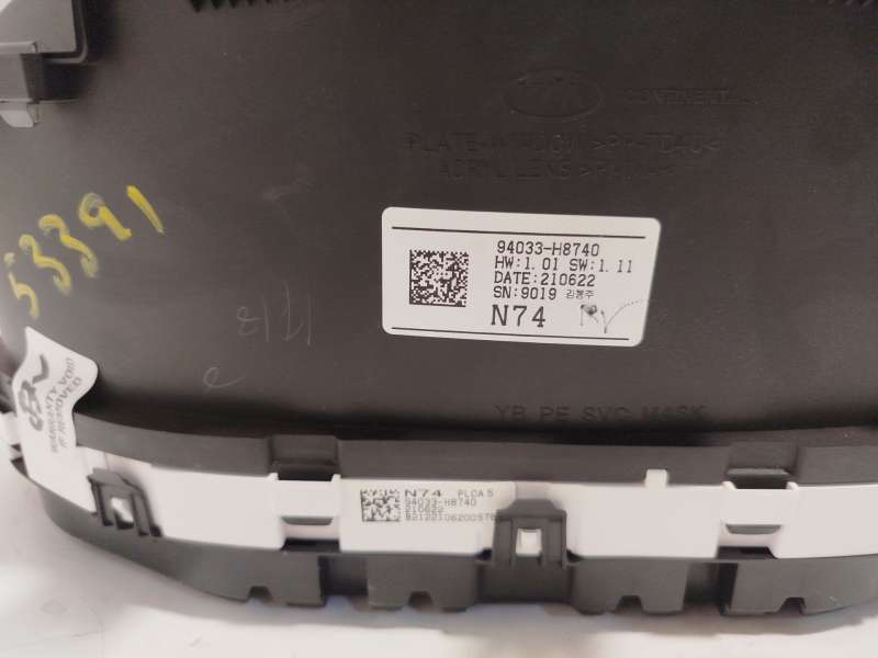 Recambio de cuadro instrumentos para kia stonic (ybcuv) 1.0 tgdi cat referencia OEM IAM 94033H8740 - Blanco 6