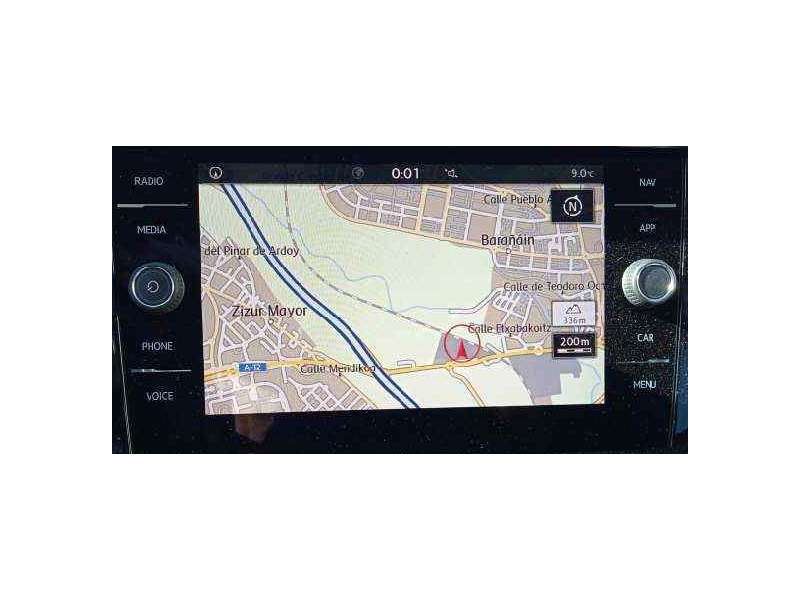 Recambio de pantalla multifuncion para volkswagen polo 1.0 tsi referencia OEM IAM 5G6919605B  A2C1516440101 - Blanco 6