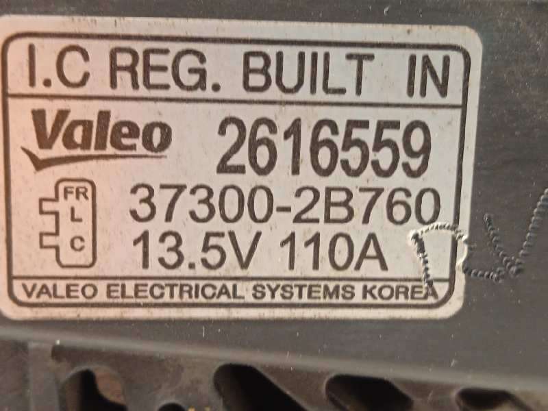 Recambio de alternador para kia rio drive referencia OEM IAM 373002B760  2616559 - Blanco 5