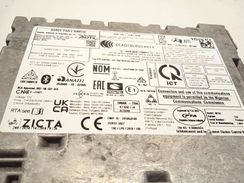 Recambio de modulo electronico para mercedes-benz sprinter 4-t furgoneta (b907, b910) 419 cdi rwd (907.643, 907.645, 907.647) re 4