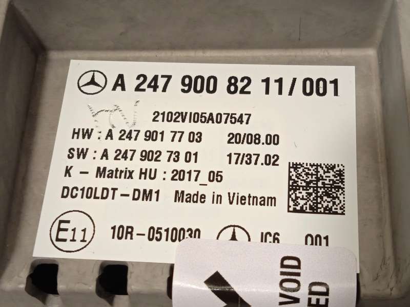 Recambio de pantalla multifuncion para mercedes-benz clase a (w177) a 200 (177.087) referencia OEM IAM A2479008211 2479008211 6
