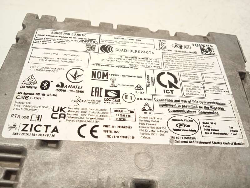 Recambio de modulo electronico para mercedes-benz sprinter 4-t furgoneta (b907, b910) 419 cdi rwd (907.643, 907.645, 907.647) re 4