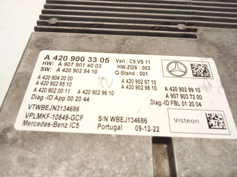 Recambio de modulo electronico para mercedes-benz sprinter 4-t furgoneta (b907, b910) 419 cdi rwd (907.643, 907.645, 907.647) re 5