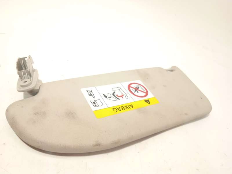 Recambio de parasol derecho para seat ibiza (6p1) reference referencia OEM IAM 6J0857552C 6J0857552C2F4 - Blanco 2