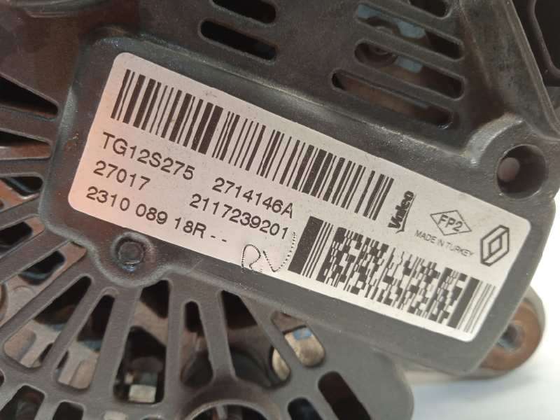 Recambio de alternador para renault captur 1.5 dci diesel fap referencia OEM IAM 231008918R 2714146A TG12S275 5