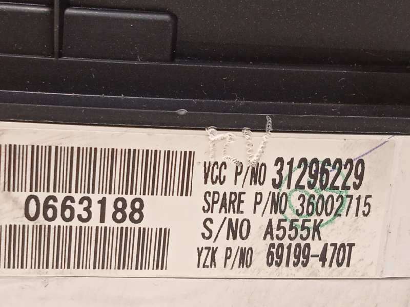 Recambio de cuadro instrumentos para volvo c30 d2 kinetic referencia OEM IAM 31296229 - Azul 6
