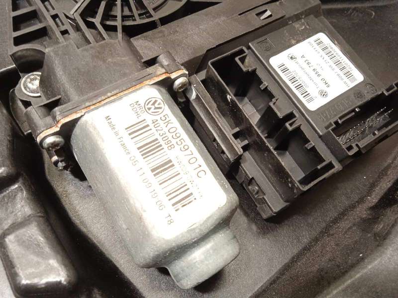 Recambio de elevalunas delantero izquierdo para volkswagen golf vi (5k1) sport referencia OEM IAM 5K1837729Q  5K0959701C - Blanco 3