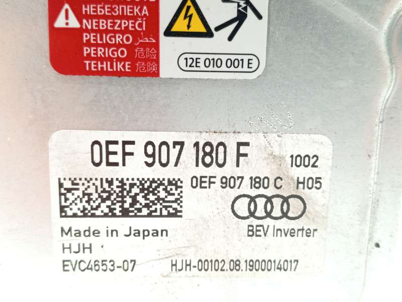 Recambio de convertidor potencia para audi e-tron (gen) 50 quattro referencia OEM IAM 0EF907180F 0EF907180C EVC4653 - Negro 5