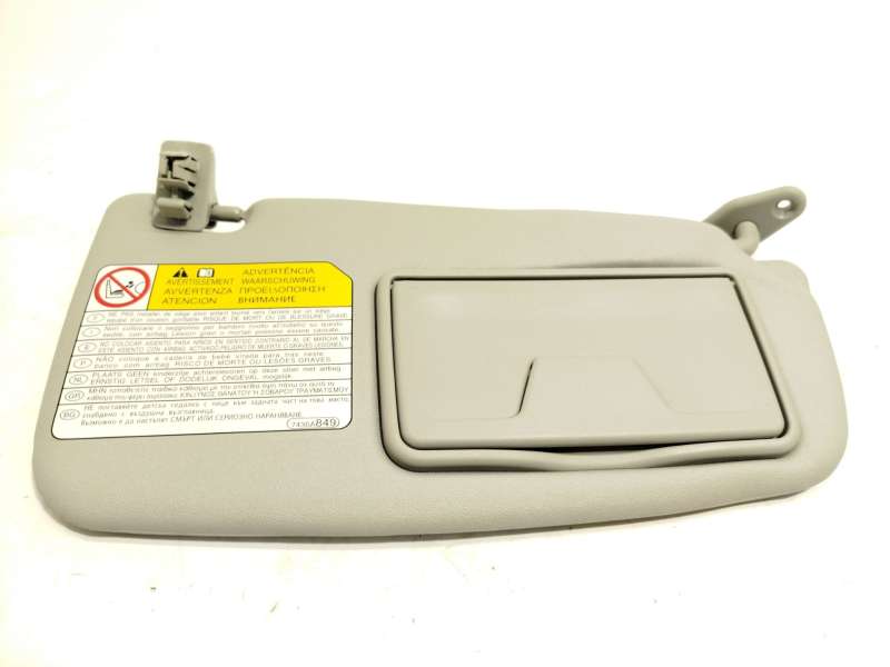 Recambio de parasol derecho para peugeot ion electric referencia OEM IAM 8163KL - Blanco 2