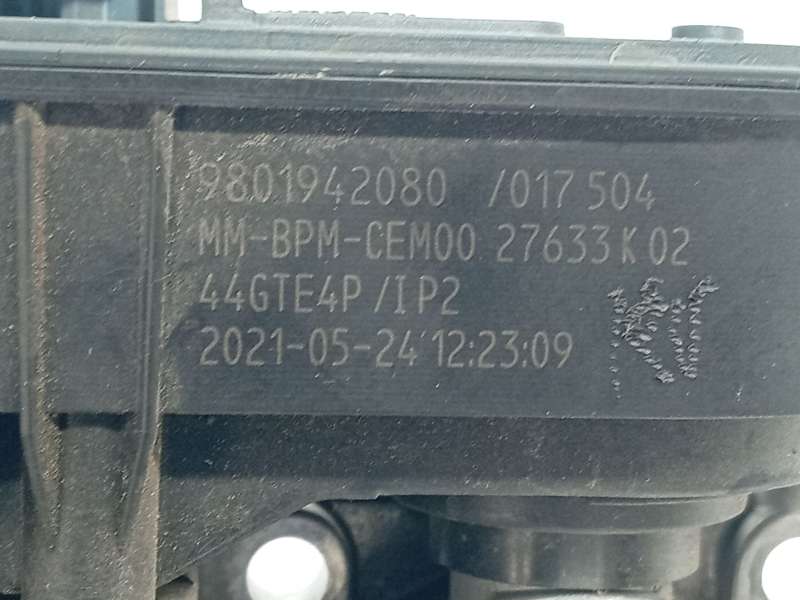 Recambio de caja mariposa para peugeot 2008 ii (ud_, us_, uy_, uj_, ur_, uc_) 1.2 puretech 130 referencia OEM IAM 9801942080 5