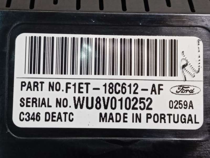 Recambio de mando calefaccion / aire acondicionado para ford focus iii 1.6 tdci referencia OEM IAM F1ET18C612AF 2373035 - Azul 5