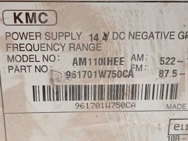 Recambio de sistema audio / radio cd para kia rio drive referencia OEM IAM 961701W750CA - Blanco 6