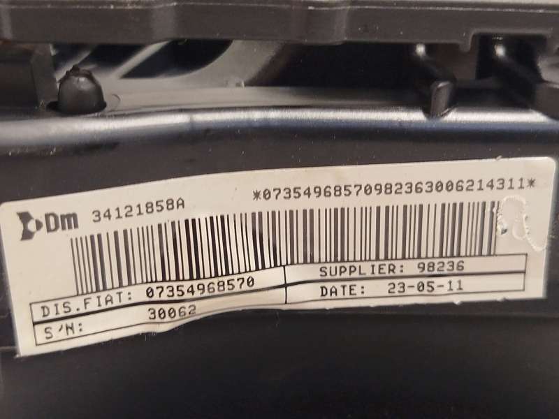 Recambio de airbag delantero izquierdo para fiat doblo cargo (263_) 1.3 d multijet referencia OEM IAM 07354968570 735496857 - Blanco 5