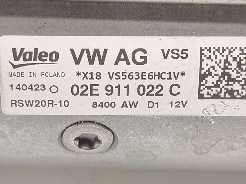 Recambio de motor arranque para volkswagen tiguan (ad1, ax1) 2.0 tdi referencia OEM IAM 02E911022C  RSW20R10 5