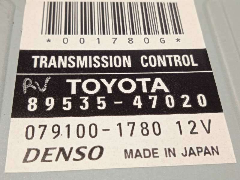 Recambio de centralita cambio automatico para toyota prius (nhw20) basis referencia OEM IAM 8953547020  0791001780 4