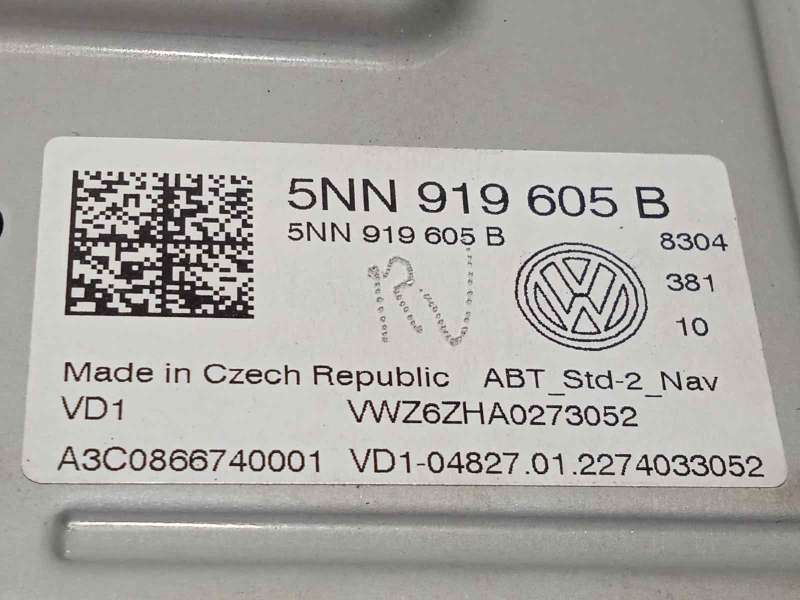 Recambio de pantalla multifuncion para volkswagen polo 1.0 tsi referencia OEM IAM 5NN919605B  A3C08667400 - Negro 6