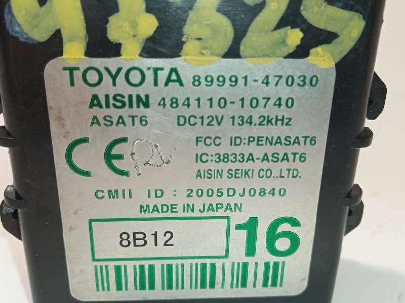 Recambio de modulo electronico para toyota prius (nhw20) basis referencia OEM IAM 8999147030  48411010740 4