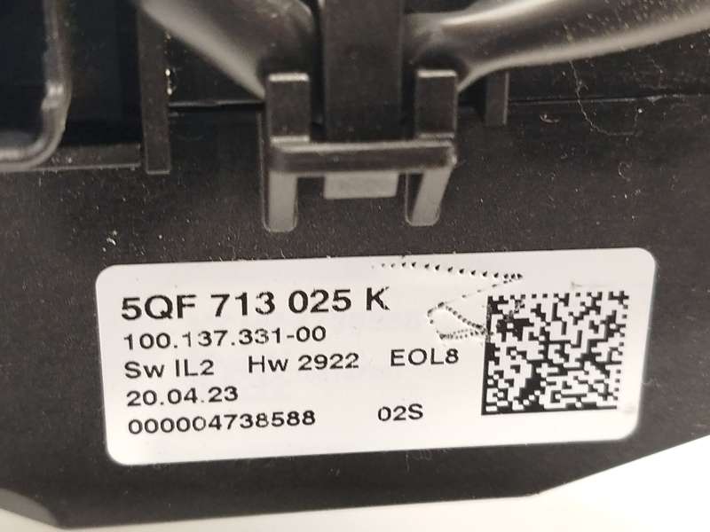 Recambio de palanca cambio para volkswagen tiguan (ad1, ax1) 2.0 tdi referencia OEM IAM 5QF713025K 5