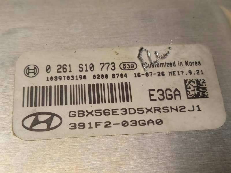 Recambio de centralita motor uce para hyundai i20 1.2 16v cat referencia OEM IAM 391F203GA0  0261S10773 5