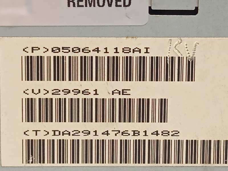 Recambio de modulo electronico para chrysler 300 c 3.0 crd referencia OEM IAM P05064118AI  05064118AI 4