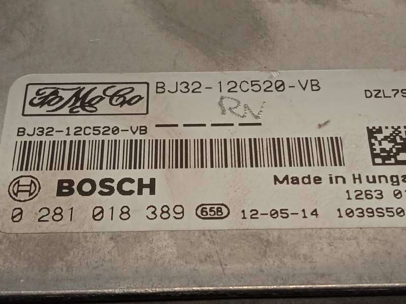 Recambio de centralita motor uce para land rover evoque pure referencia OEM IAM BJ3212C520VB  0281018389 5