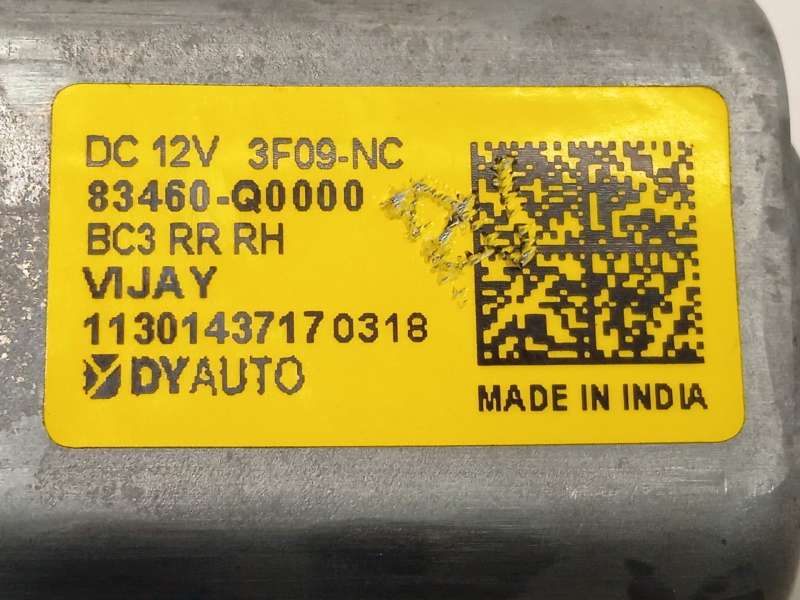 Recambio de elevalunas trasero derecho para hyundai bayon (bc3) 1.2 mpi referencia OEM IAM 83460Q0000 83402Q0010 - Negro 5