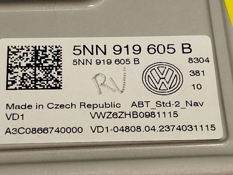 Recambio de pantalla multifuncion para volkswagen tiguan (ad1, ax1) 2.0 tdi referencia OEM IAM 5NN919605B  A3C0866740000 5