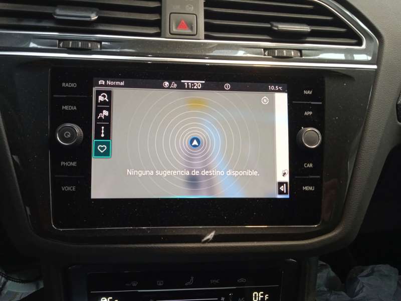 Recambio de pantalla multifuncion para volkswagen tiguan (ad1, ax1) 2.0 tdi referencia OEM IAM 5NN919605B  A3C0866740000 6