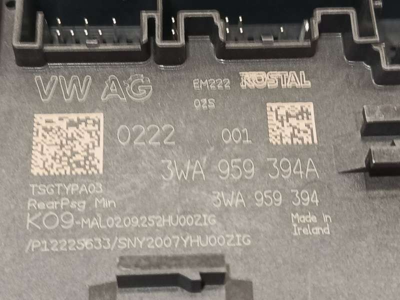 Recambio de modulo electronico para volkswagen tiguan 2,0 tig referencia OEM IAM 3WA959594A 3WA959594 5