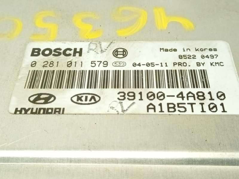 Recambio de centralita motor uce para kia sorento 2.5 crdi ex referencia OEM IAM 391004A810  0281011579 5
