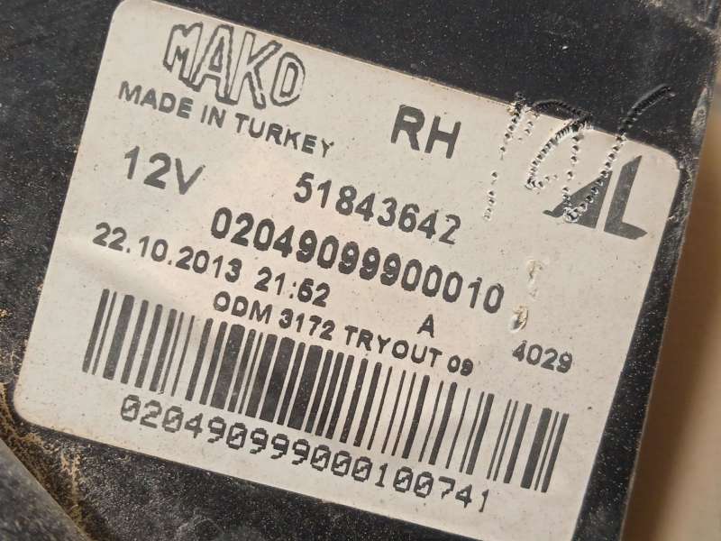 Recambio de piloto trasero derecho para fiat panda (312_, 319_) 0.9 (312pxg1a) referencia OEM IAM 51843642 - Verde 5