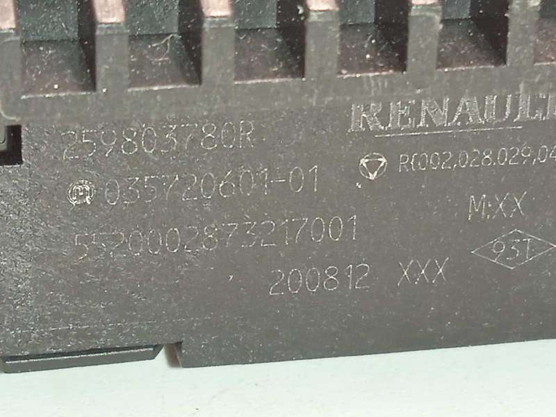 Recambio de mando multifuncion para renault clio v 1.0 tce referencia OEM IAM 259803780R - Negro 5
