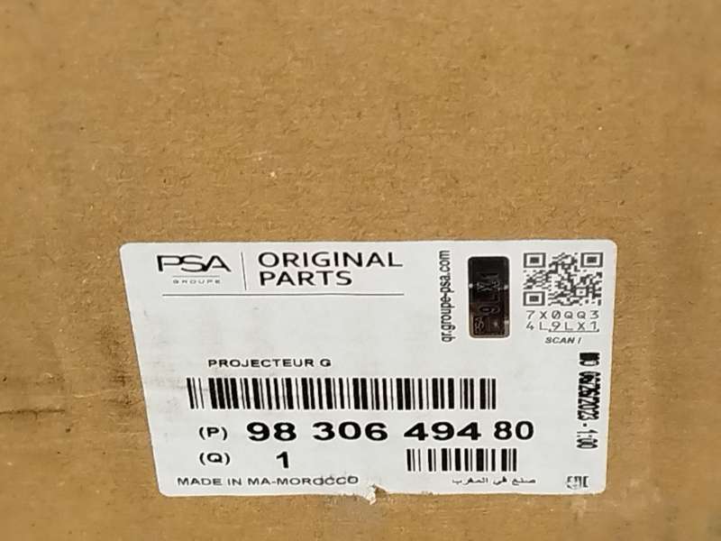 Recambio de faro izquierdo para citroën c4 iii 1.2 referencia OEM IAM 9830649480  73374697 6